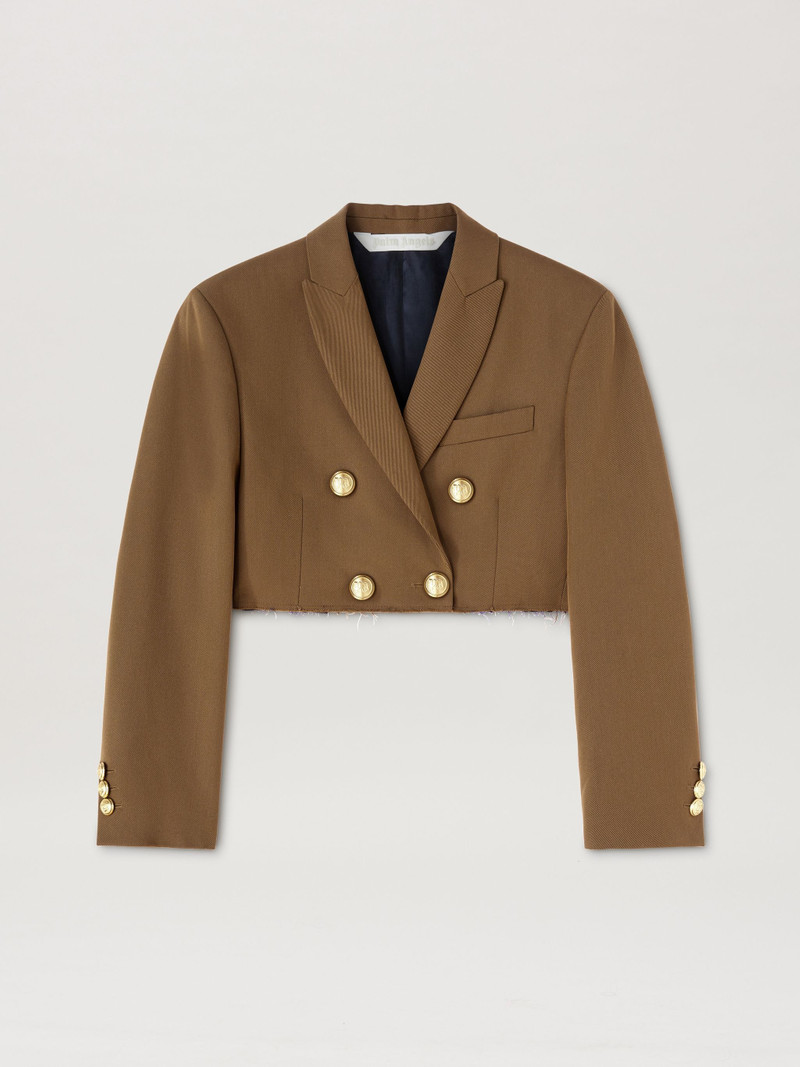 Boyfriend Cropped Blazer - 1