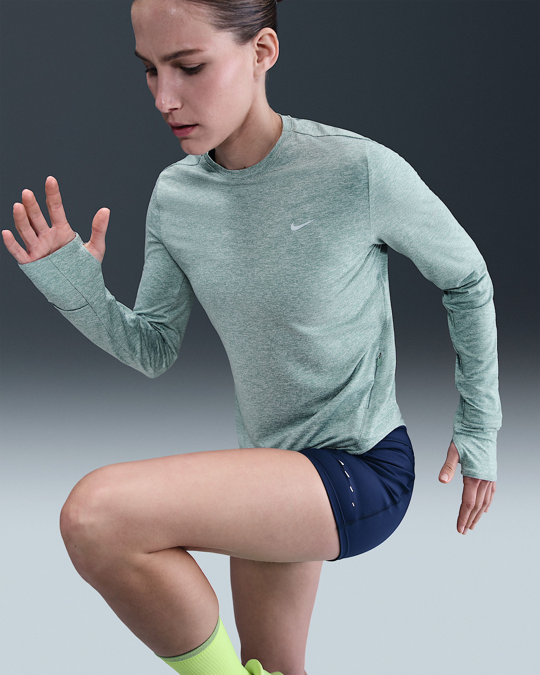 Nike Swift Women's Dri-FIT UV Long-Sleeve Crew-Neck Running Top - 3