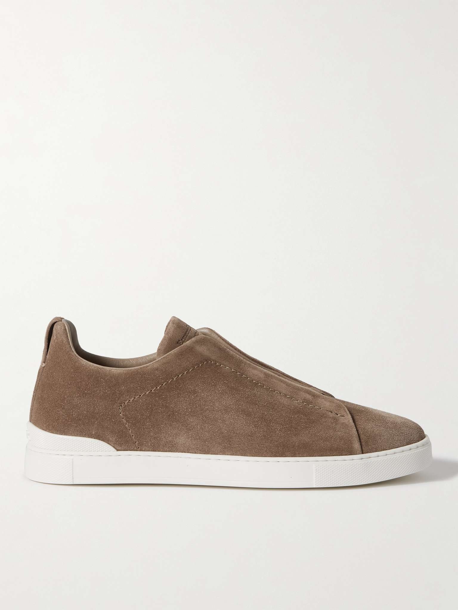 Suede Slip-On Sneakers - 2