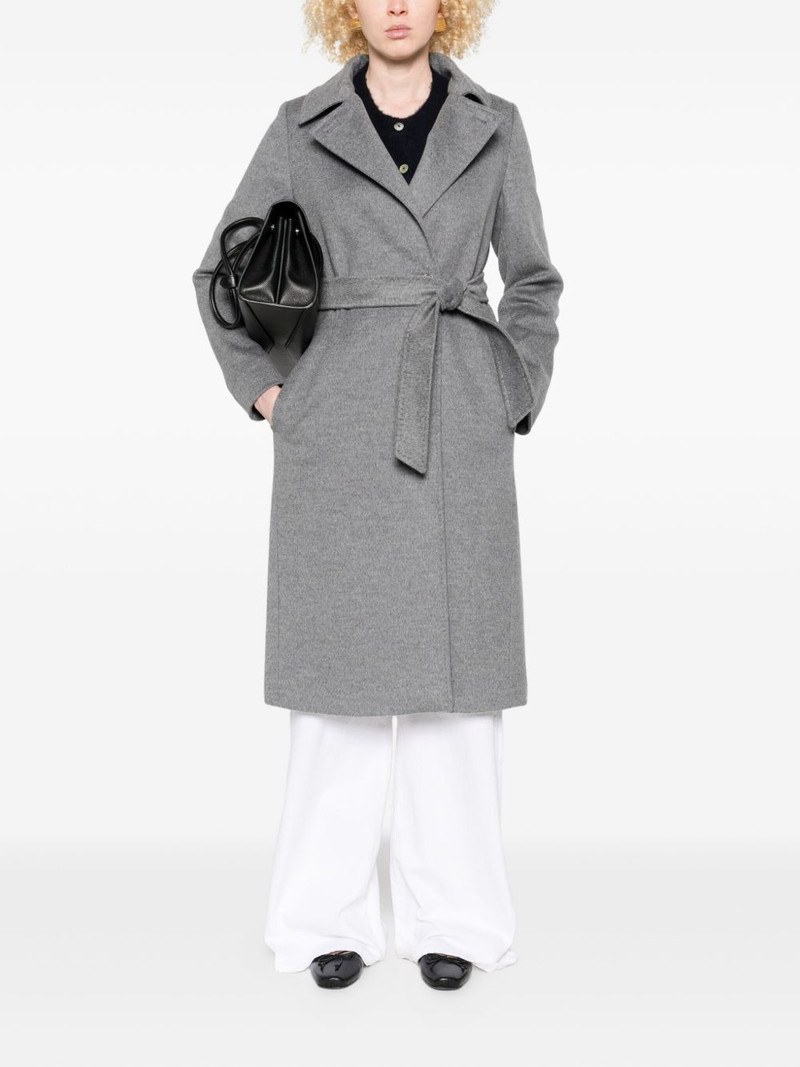 Max Mara belted double-breasted coat outlook