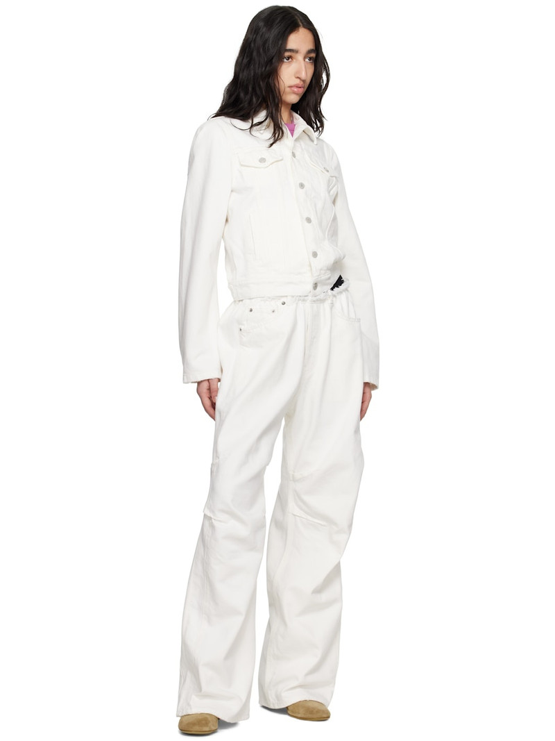 ALAINPAUL White Knee Jeans outlook