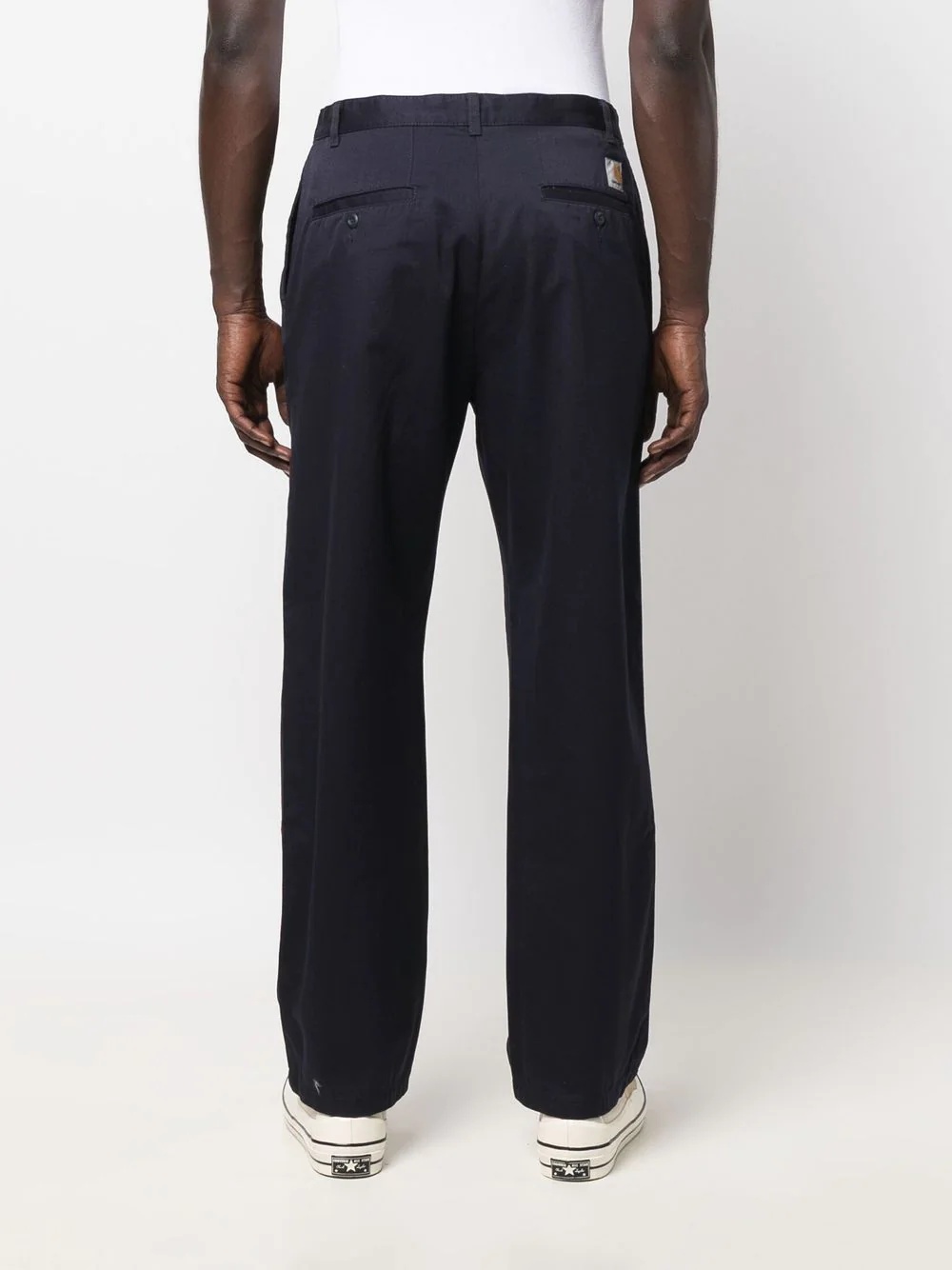 straight-leg cut trousers - 4