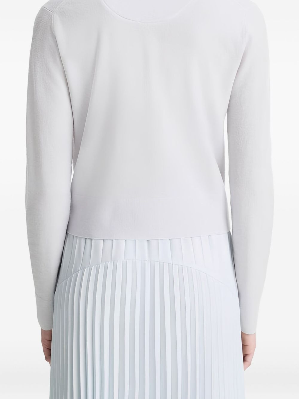 crew-neck cardigan - 5