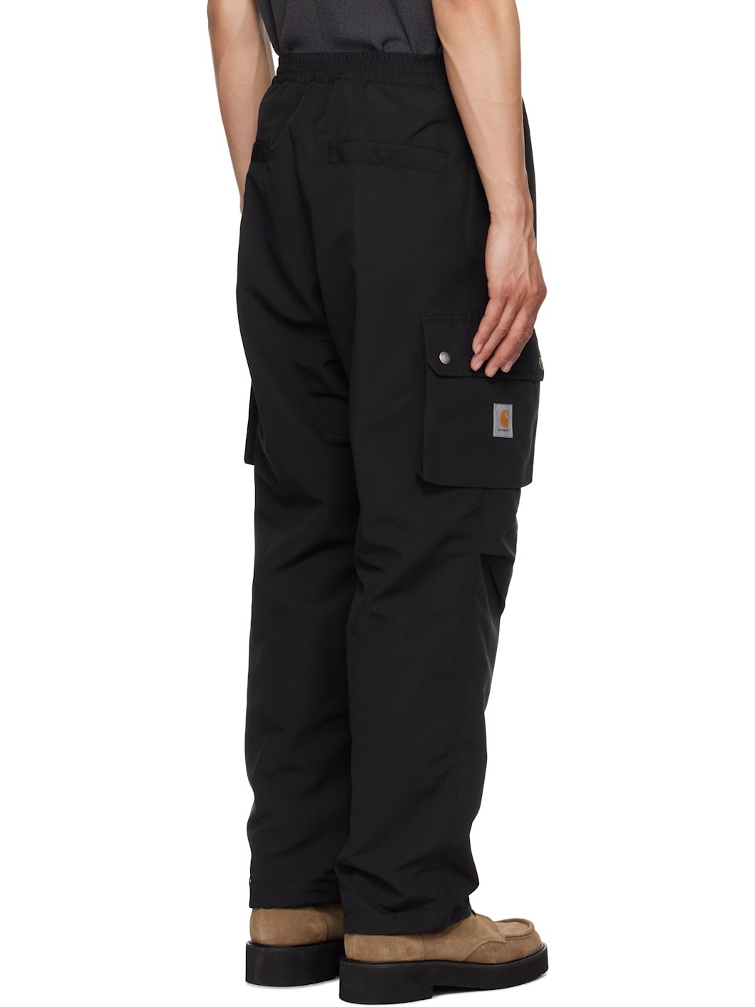 Black Irwin Cargo Pants - 3