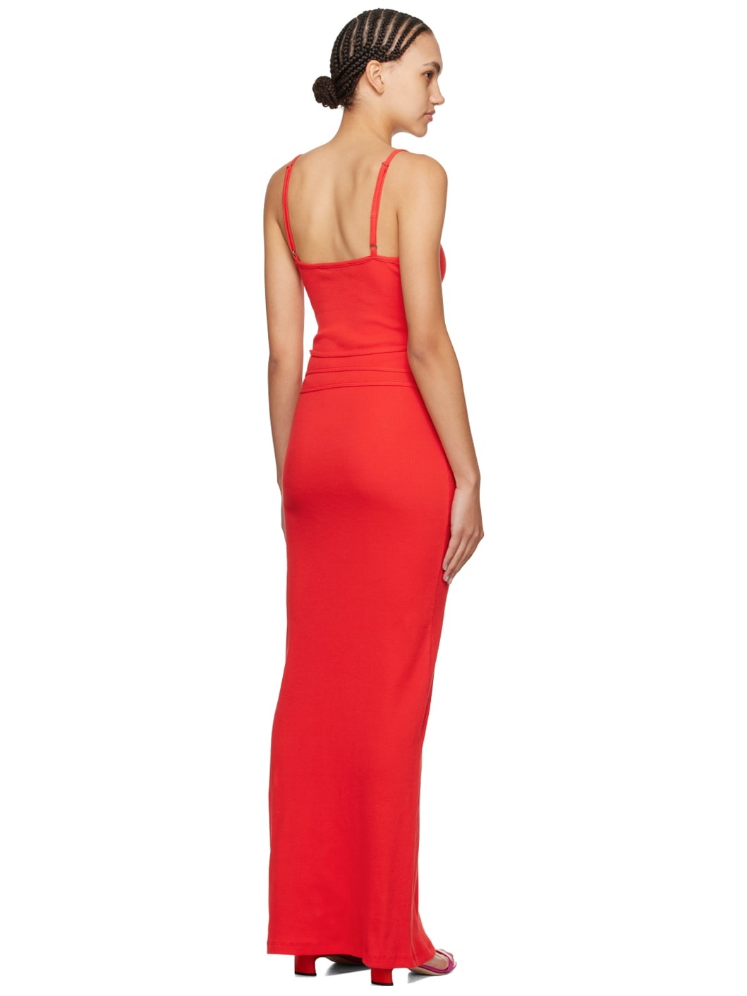 Red Charmed Maxi Dress - 3