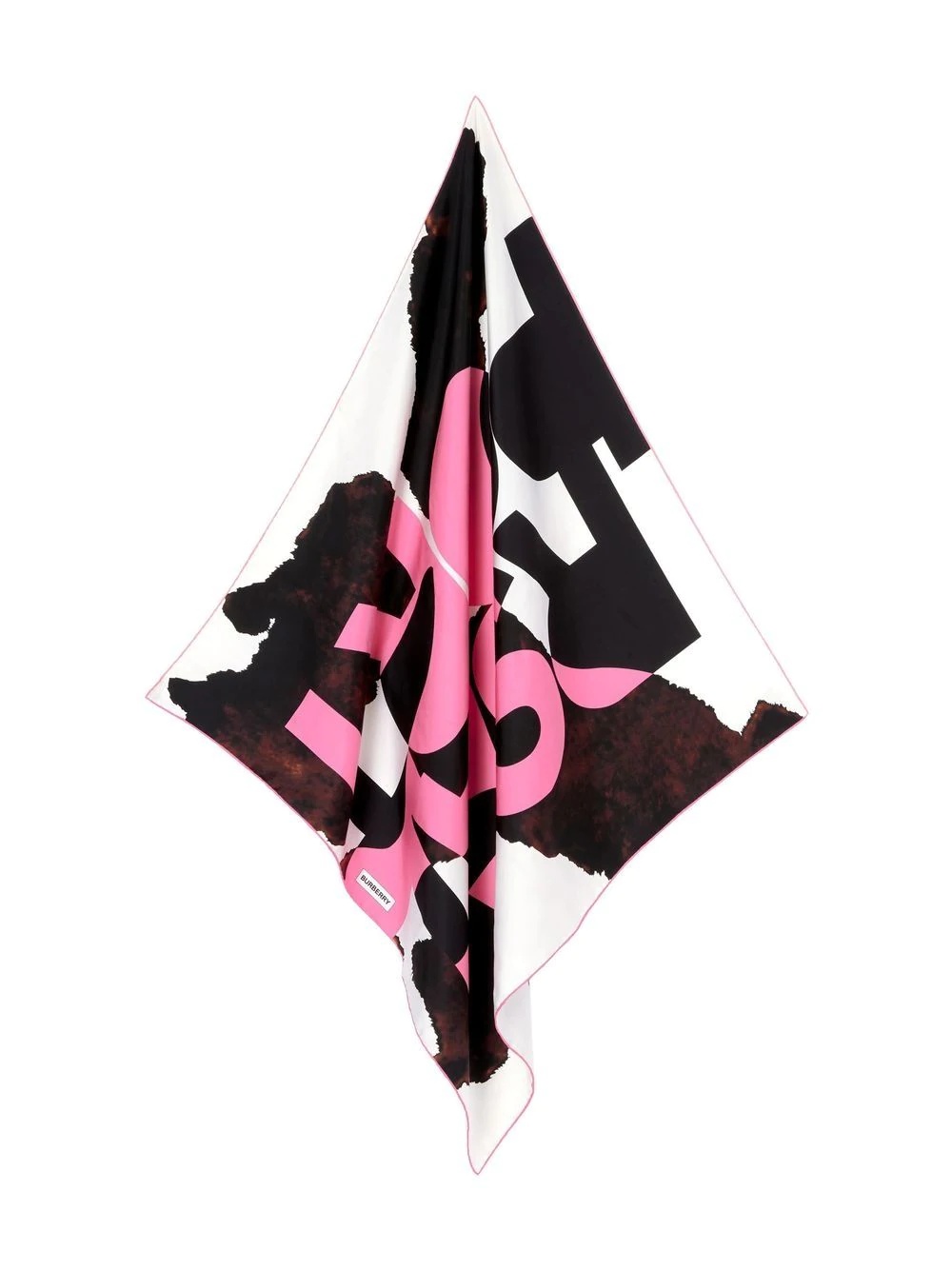 Montage-print silk scarf - 3