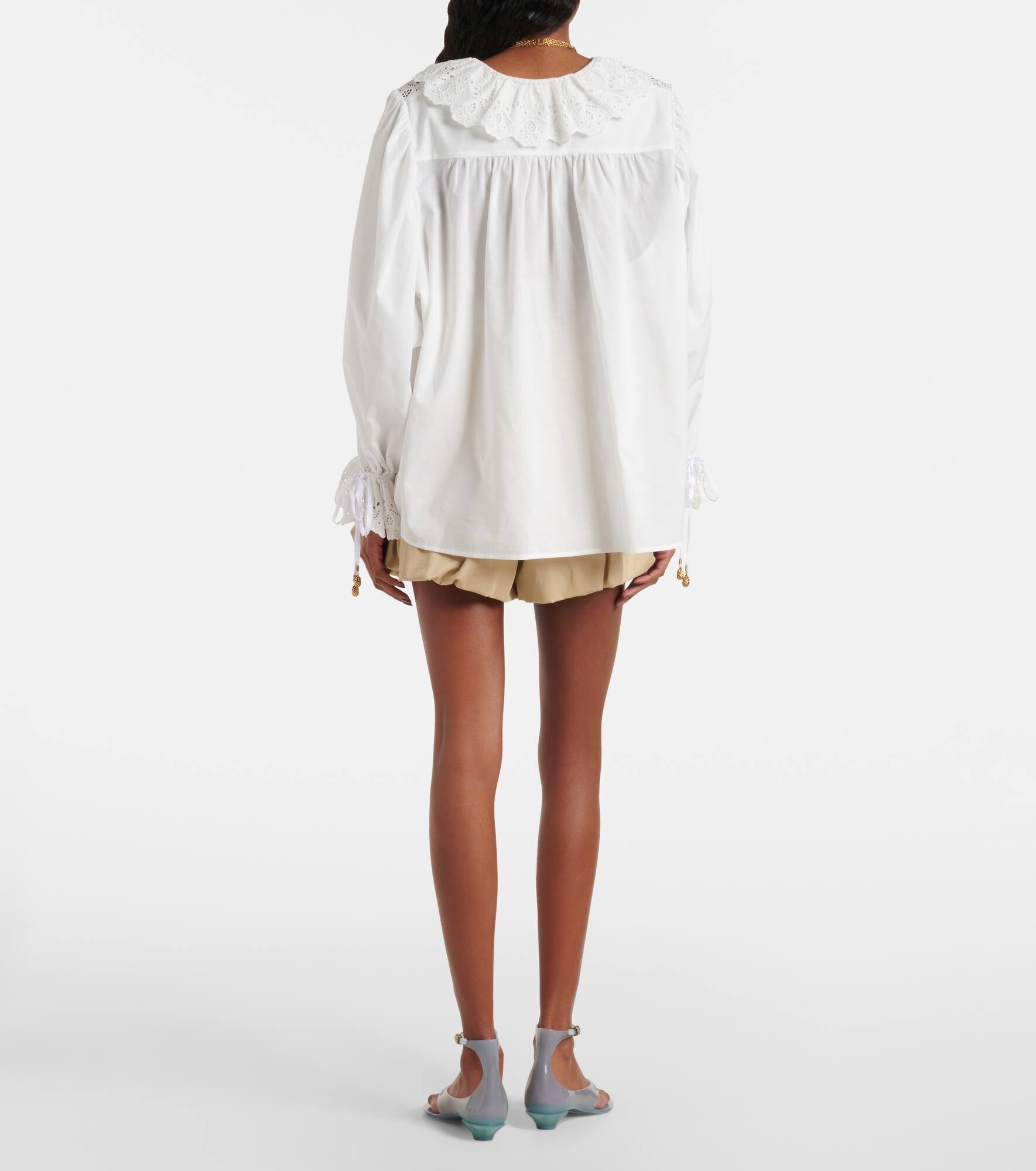 Broderie anglaise cotton top - 3