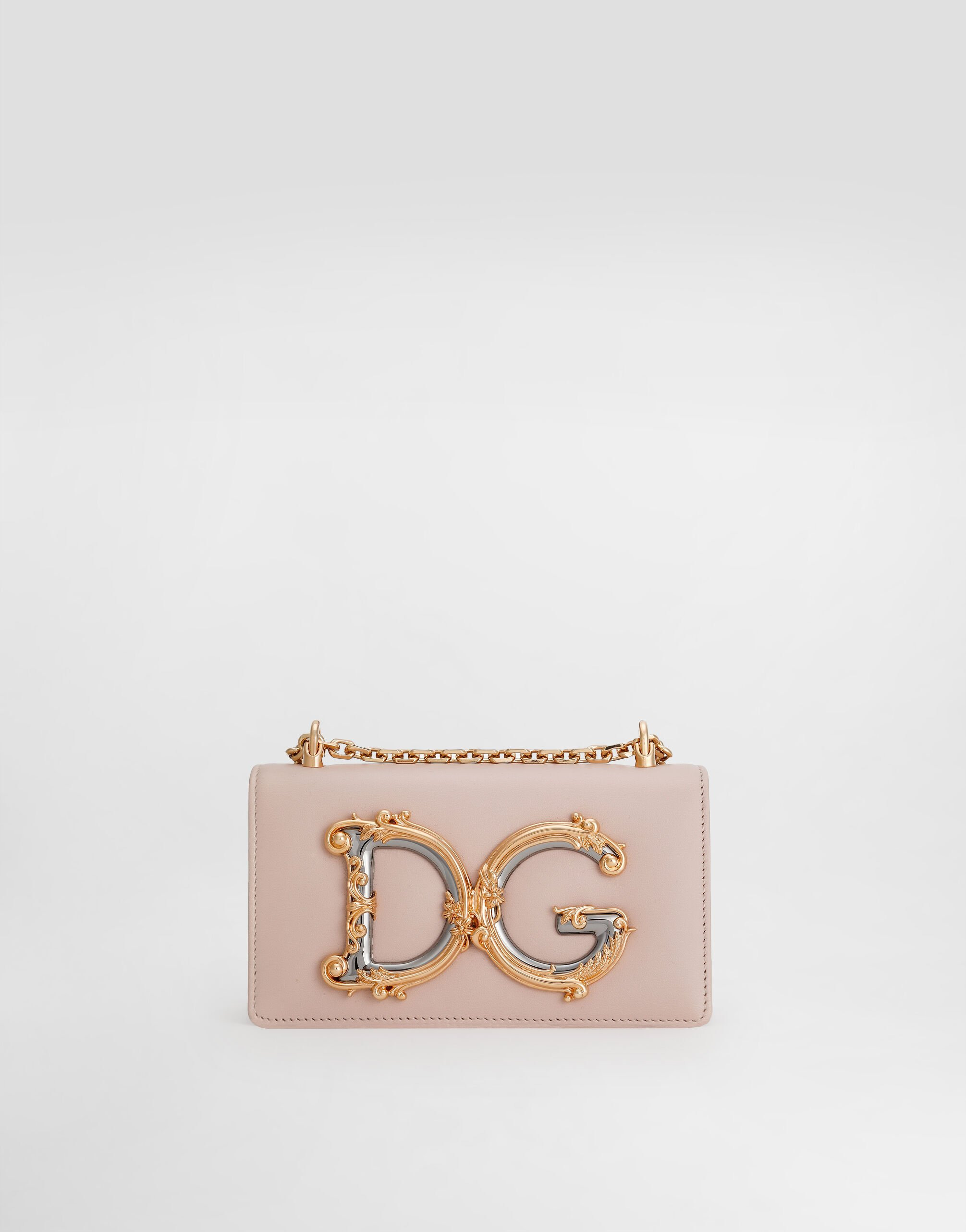 DG Girls phone bag in plain calfskin - 1
