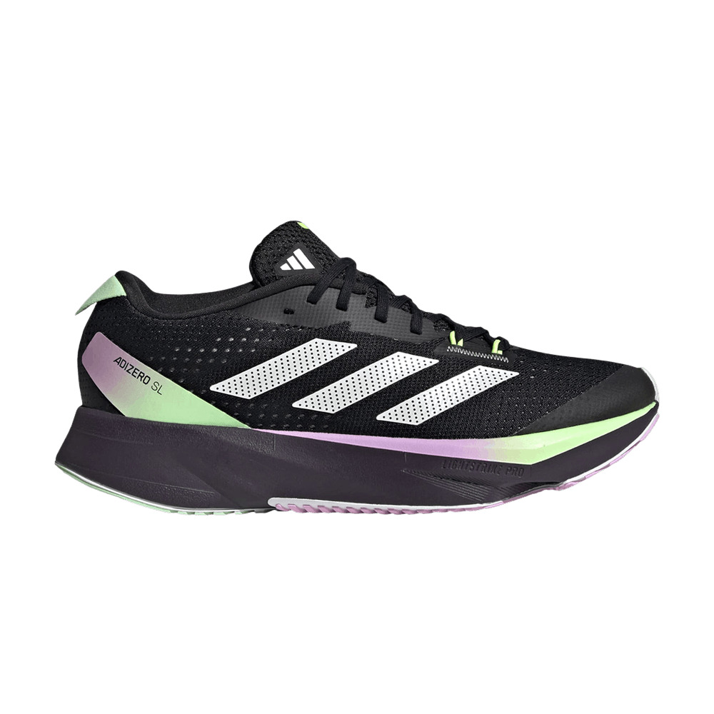 Wmns Adizero SL 'Black Green Spark' - 1