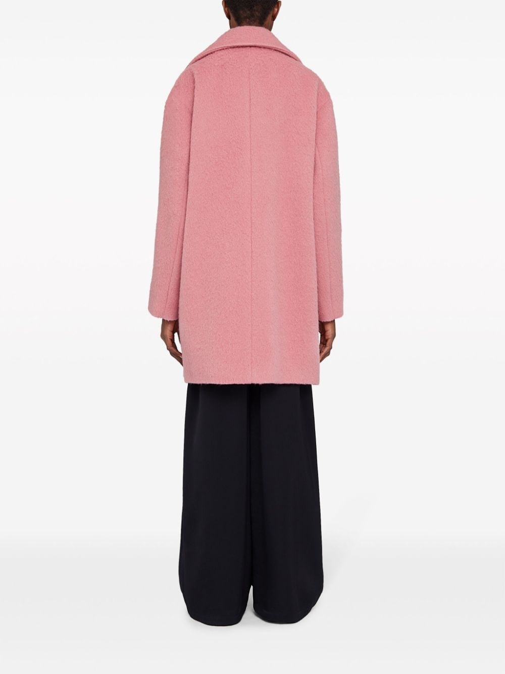 satin trim waist palazzo pants - 4
