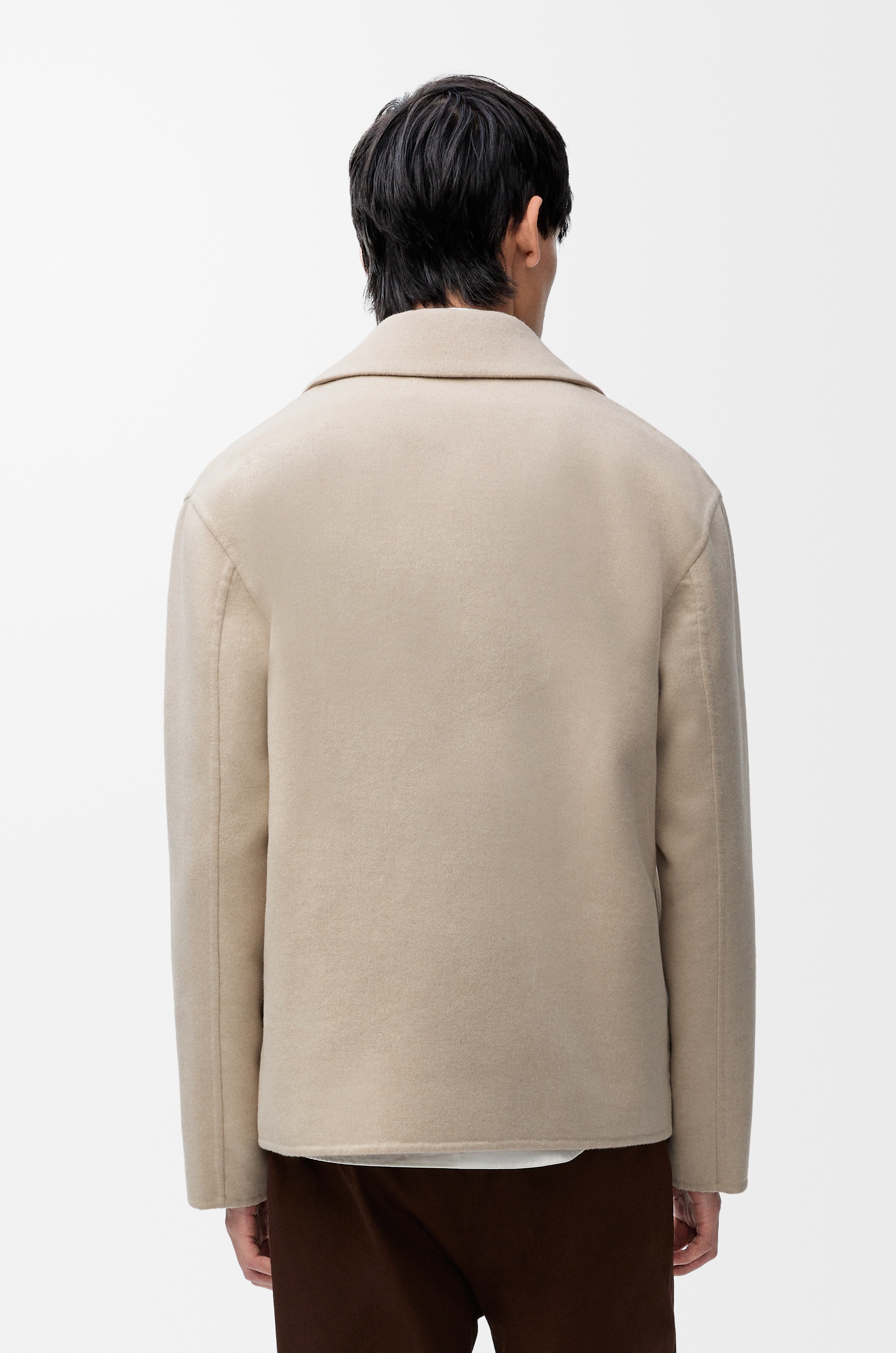 Workwear jacket in wool and cashmere - 4