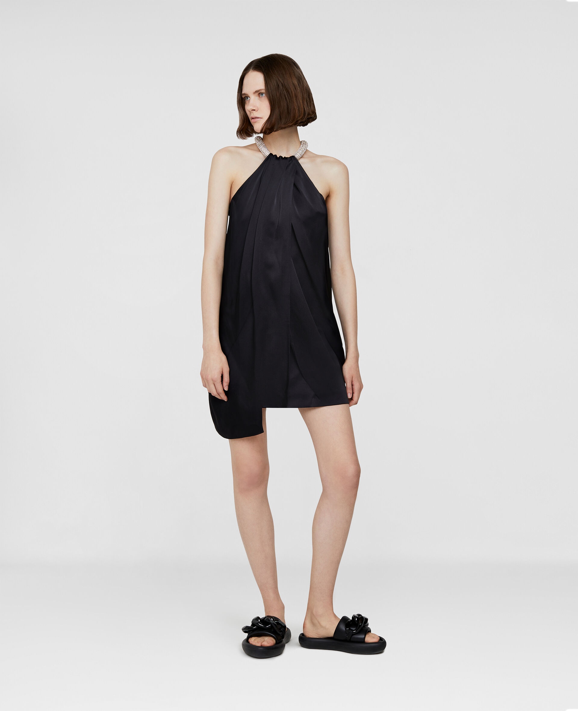 Diamond Choker Mini Dress - 2