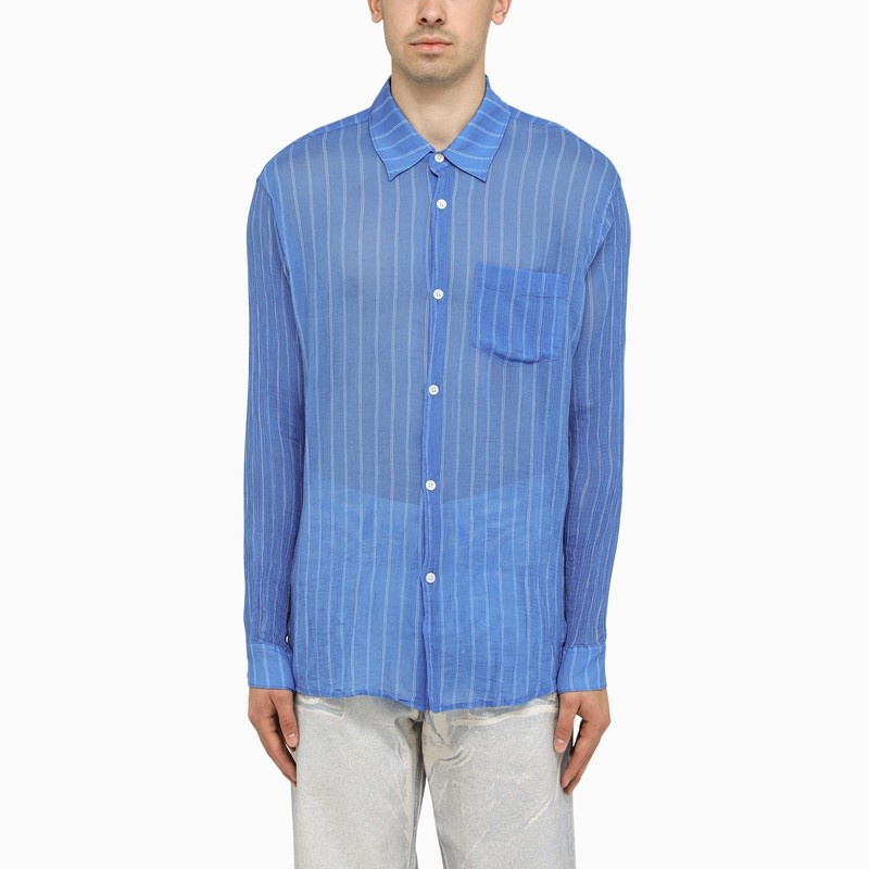 Striped blue shirt - 1