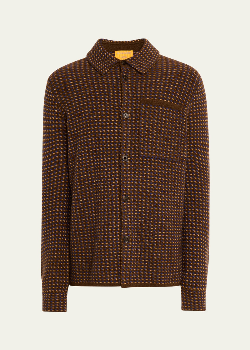 Men's Cashmere Tweed Work Shirt 1