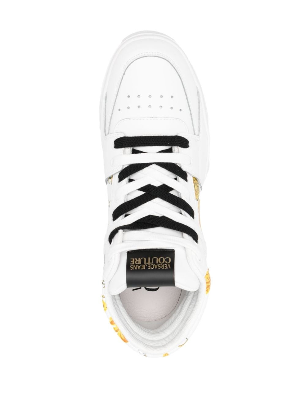Starlight logo-print leather sneakers - 4