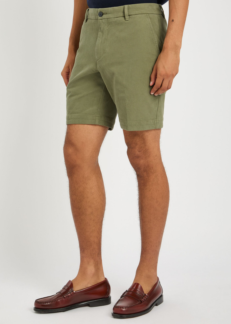 BOSS Boss H-slice Piqué Stretch-cotton Shorts outlook