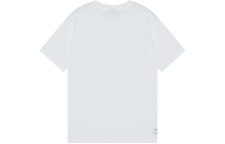 New Balance Men's New Balance Alphabet Printing Sports Round Neck Pullover Short Sleeve White MT1358 - 2