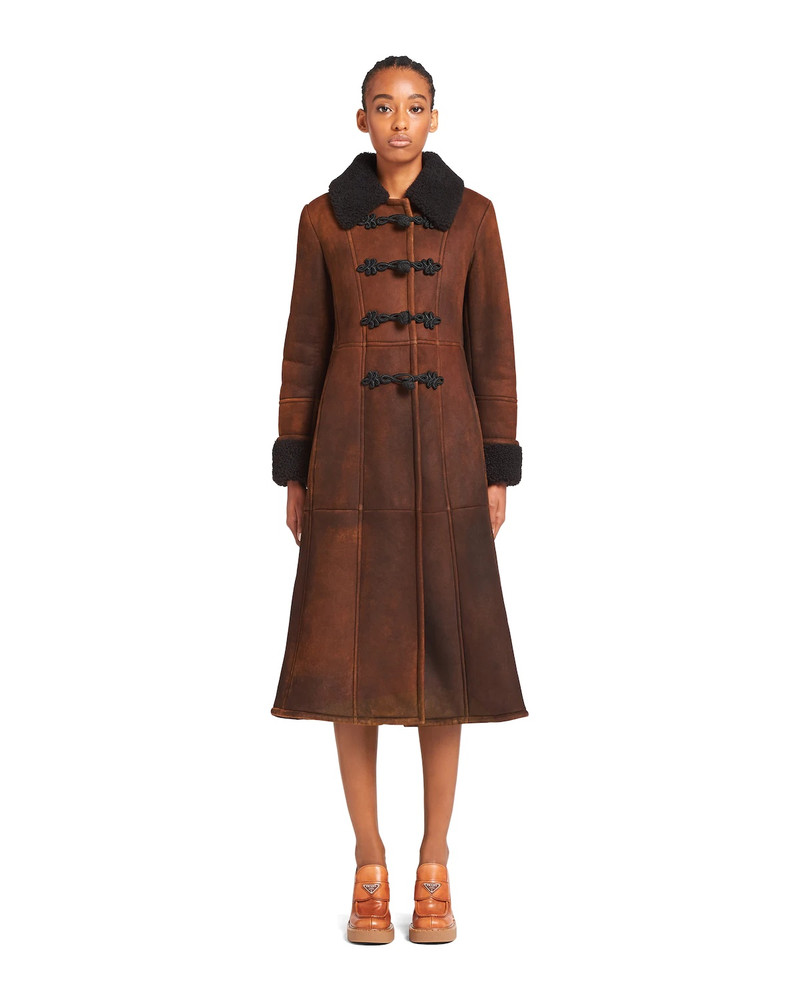 Prada Sheepskin coat outlook
