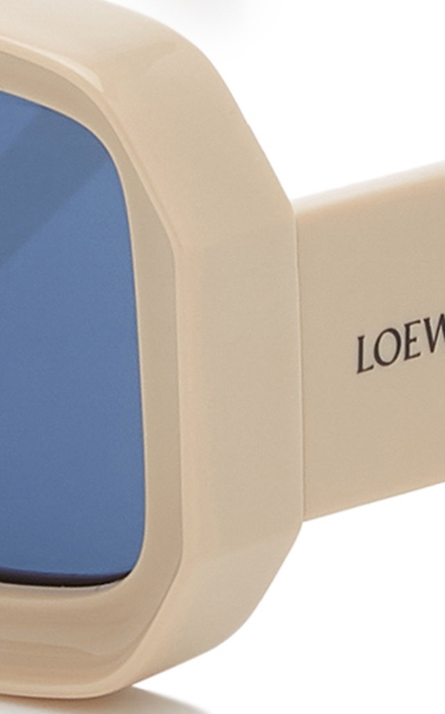 Paula's Ibiza Oversized Square-Frame Acetate Sunglasses ivory - 6