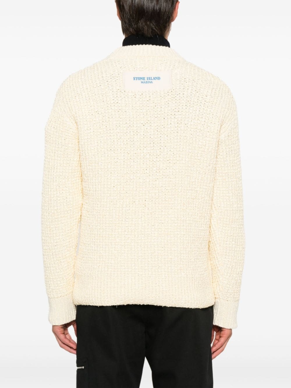 logo-patch sweater - 4