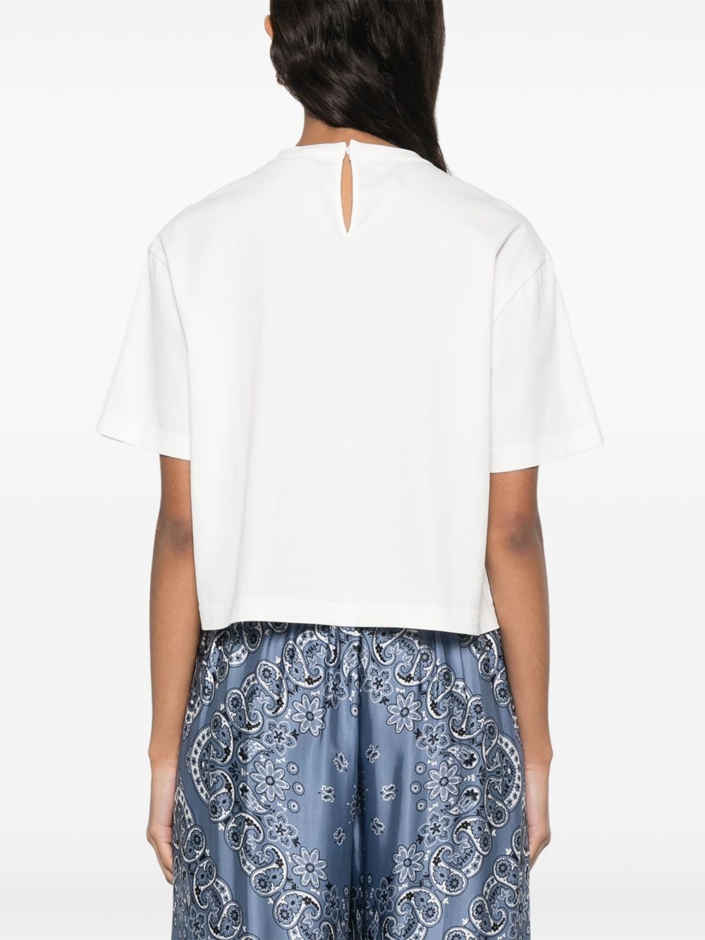 panelled T-shirt - 4