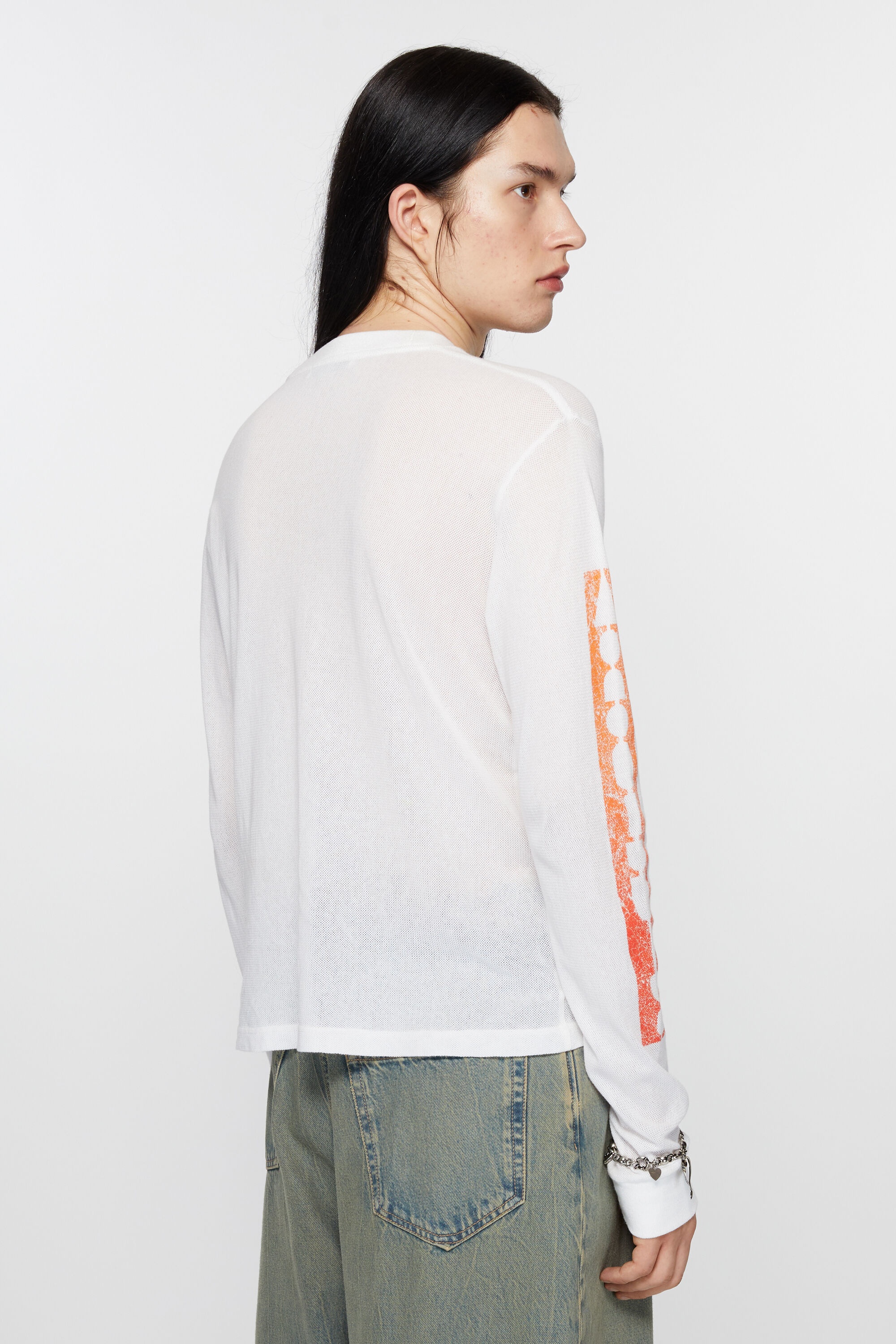 Logo long sleeve t-shirt - Optic White - 3