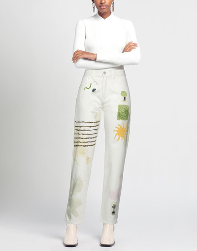 McQ Alexander McQueen Off white Women's Denim Pants outlook