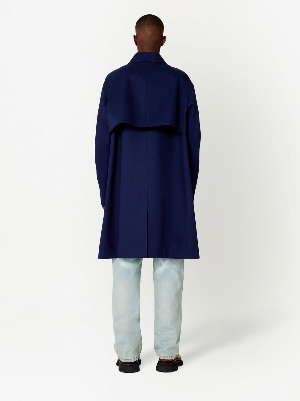 press-stud shirt coat - 4