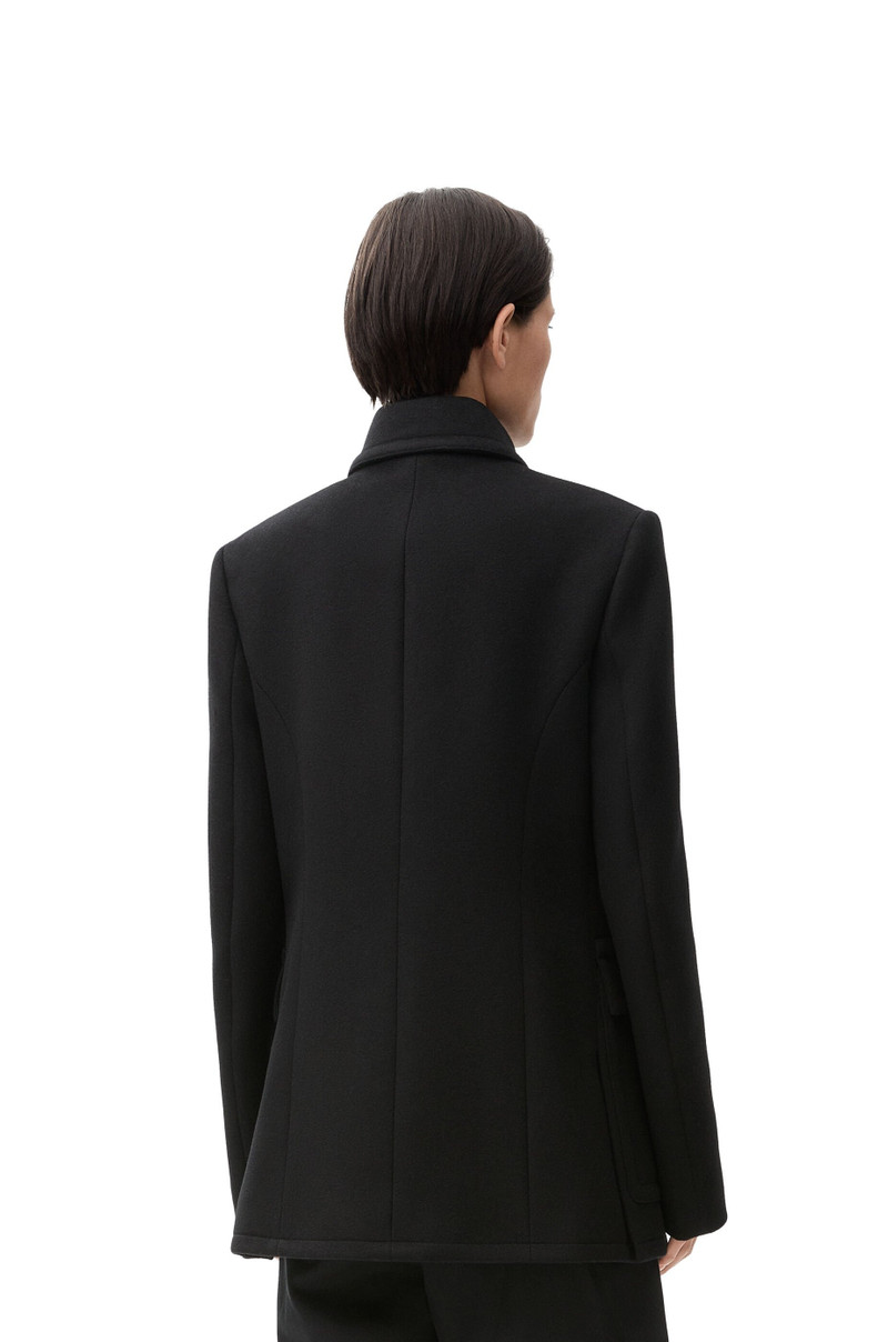 Peacoat in wool and cashmere 4