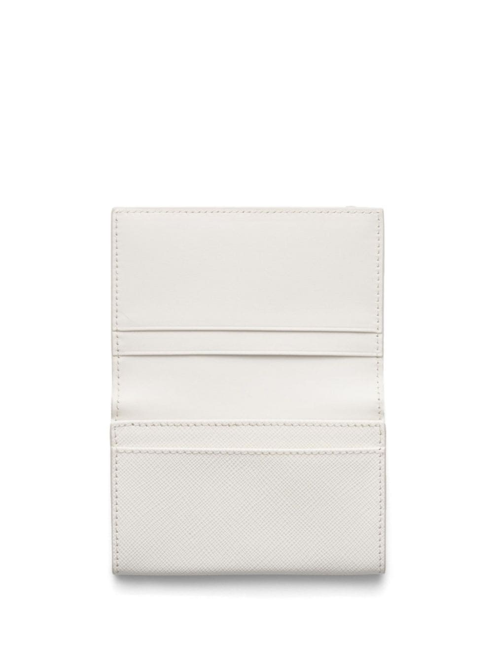 triangle-logo leather cardholder - 3