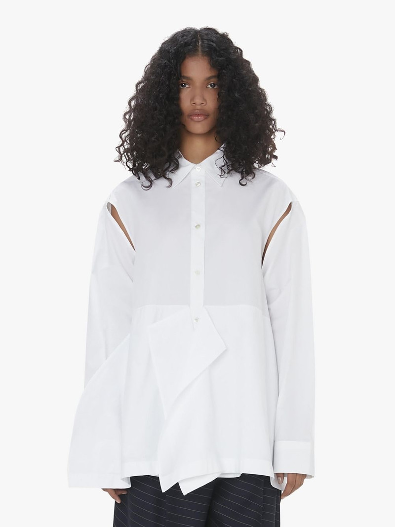 JW Anderson PEPLUM DRAPE SHIRT outlook