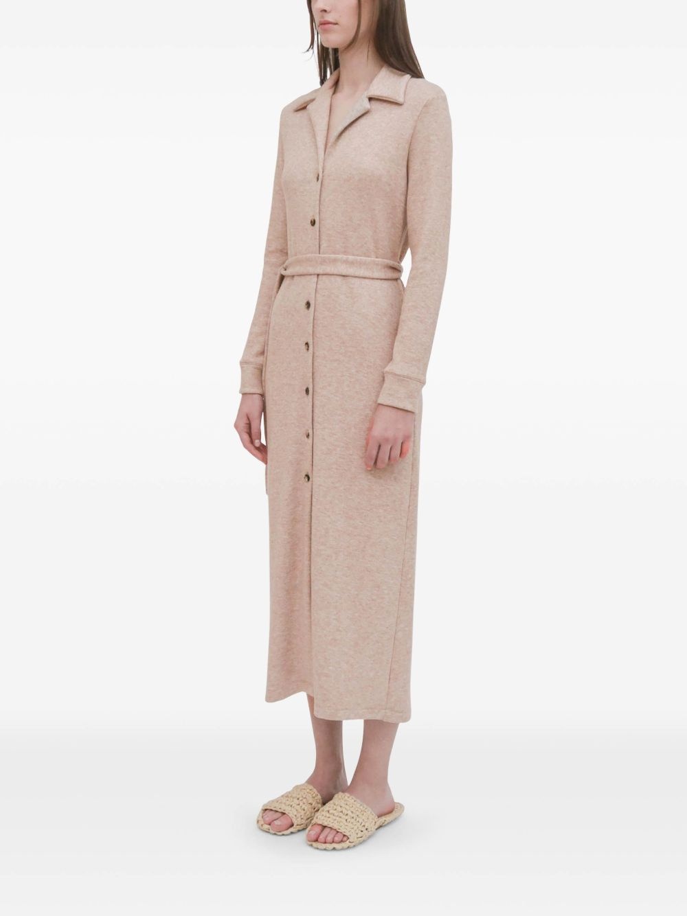 belted shirt dress - 4