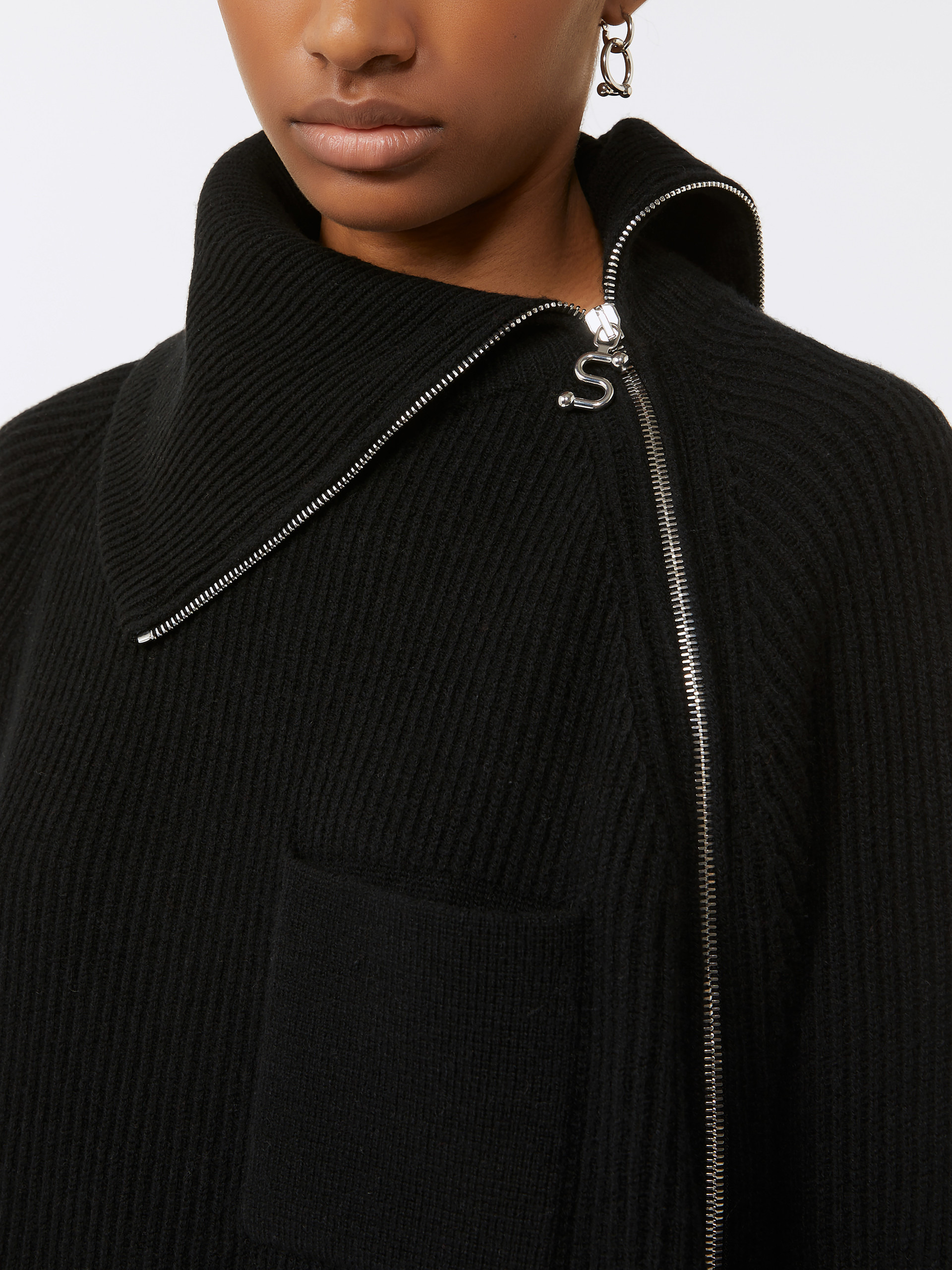 SALPA Zip-up cashmere-blend sweater - 5