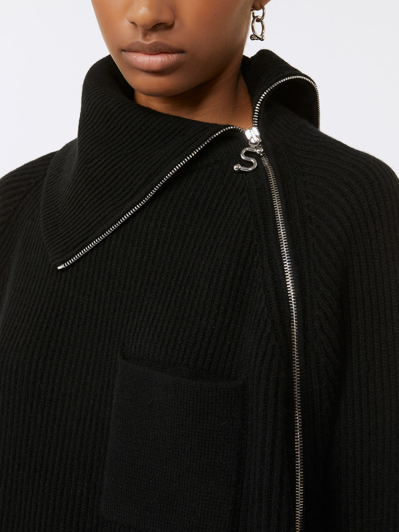 SALPA Zip-up cashmere-blend sweater 5