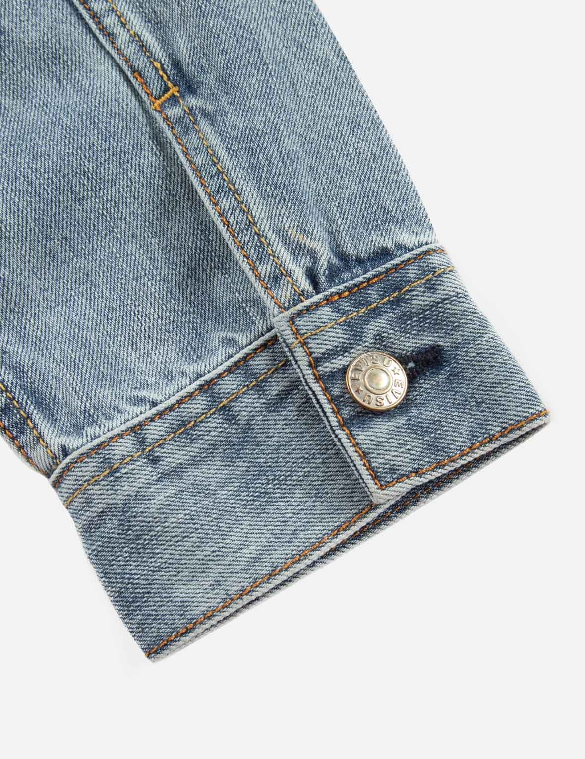 DARUMA APPLIQUÉ LOOSE FIT DENIM JACKET - 12