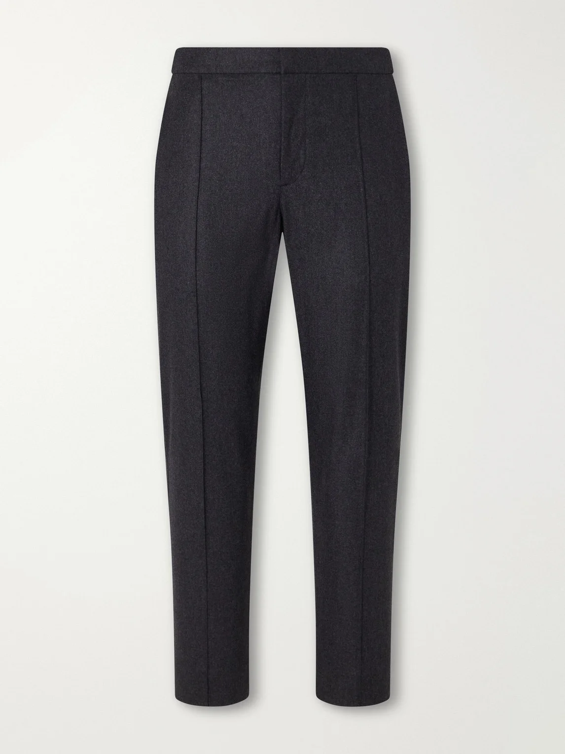 Straight-Leg Wool, Cashmere and Silk-Blend Trousers - 1