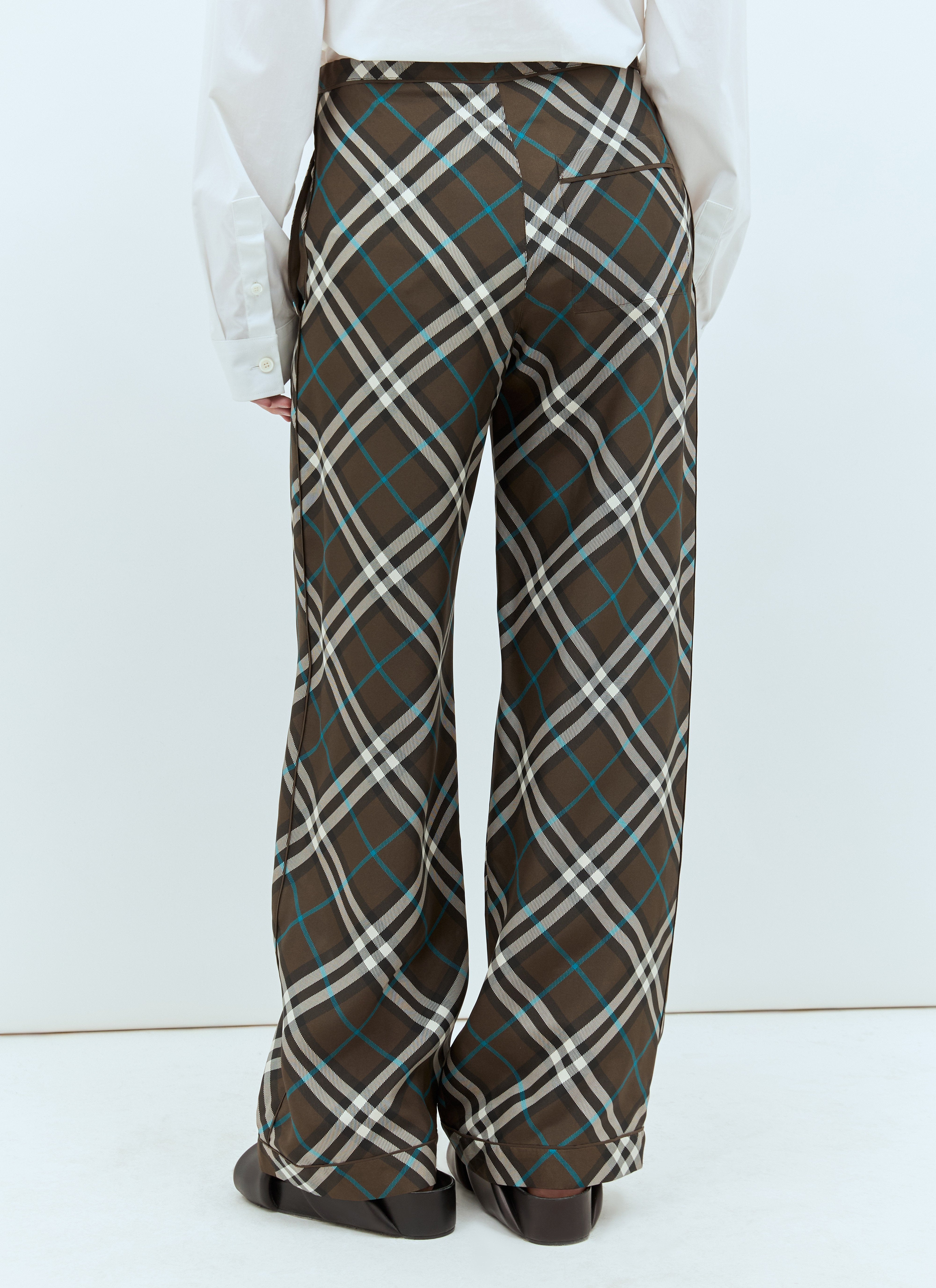 Burberry Women Check Silk Pants - 6