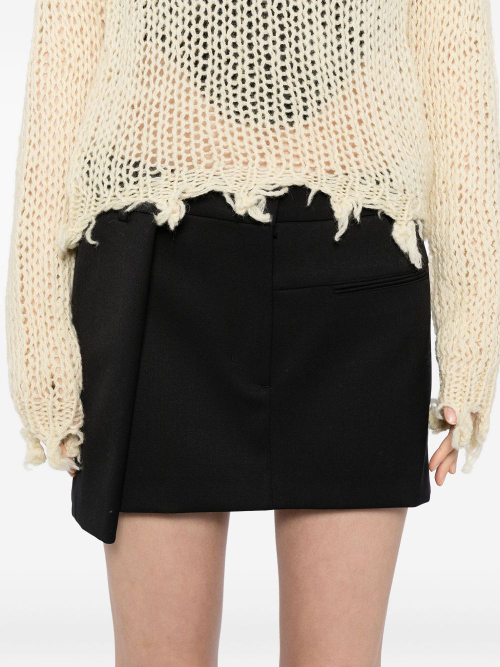wrap mini dress - 5