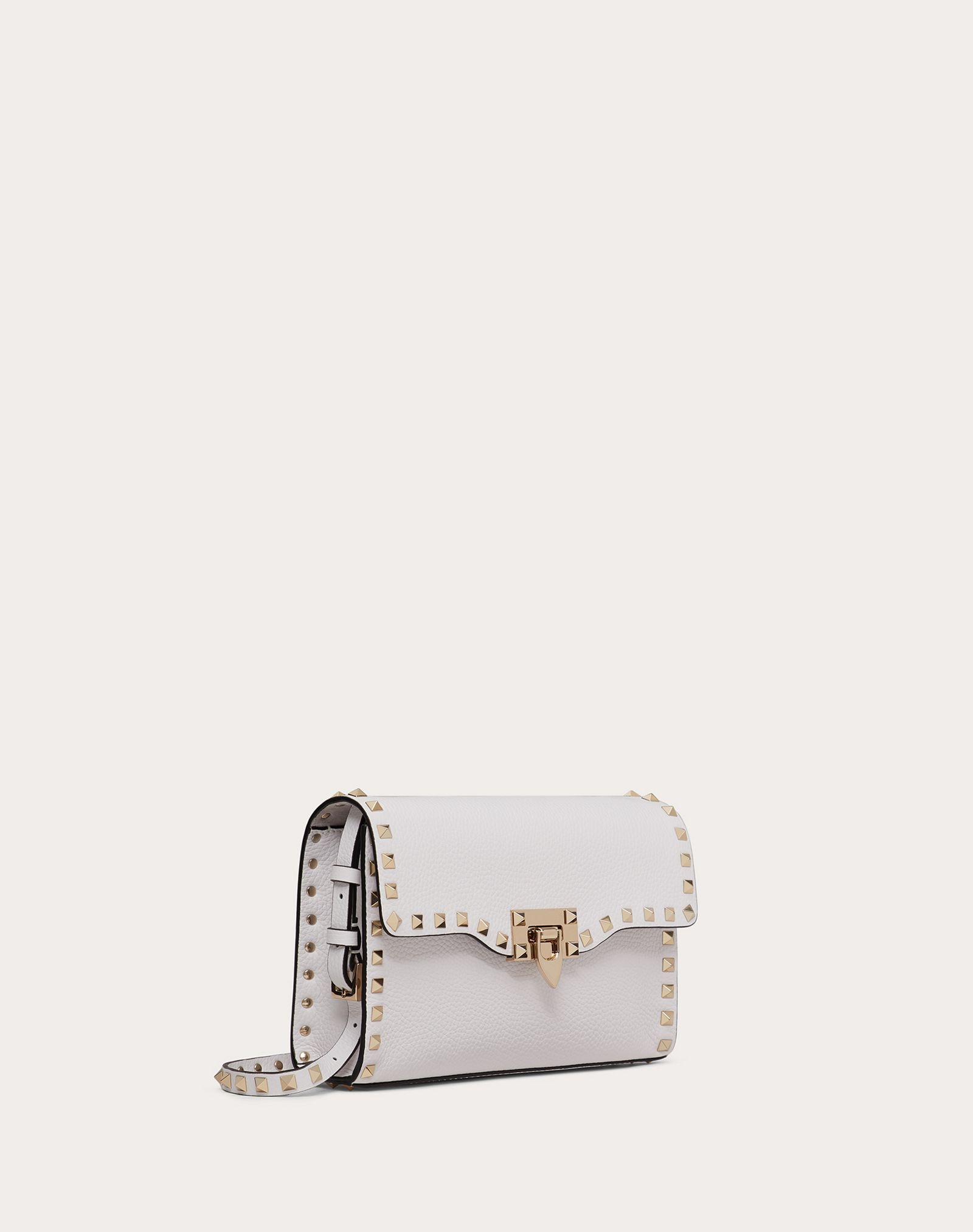 Small Rockstud Grainy Calfskin Crossbody Bag - 2