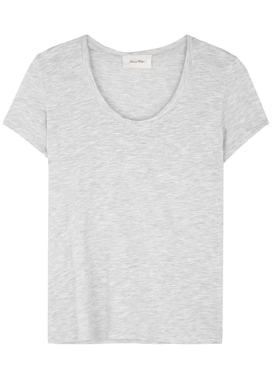 Jacksonville slubbed cotton-blend T-shirt - 1