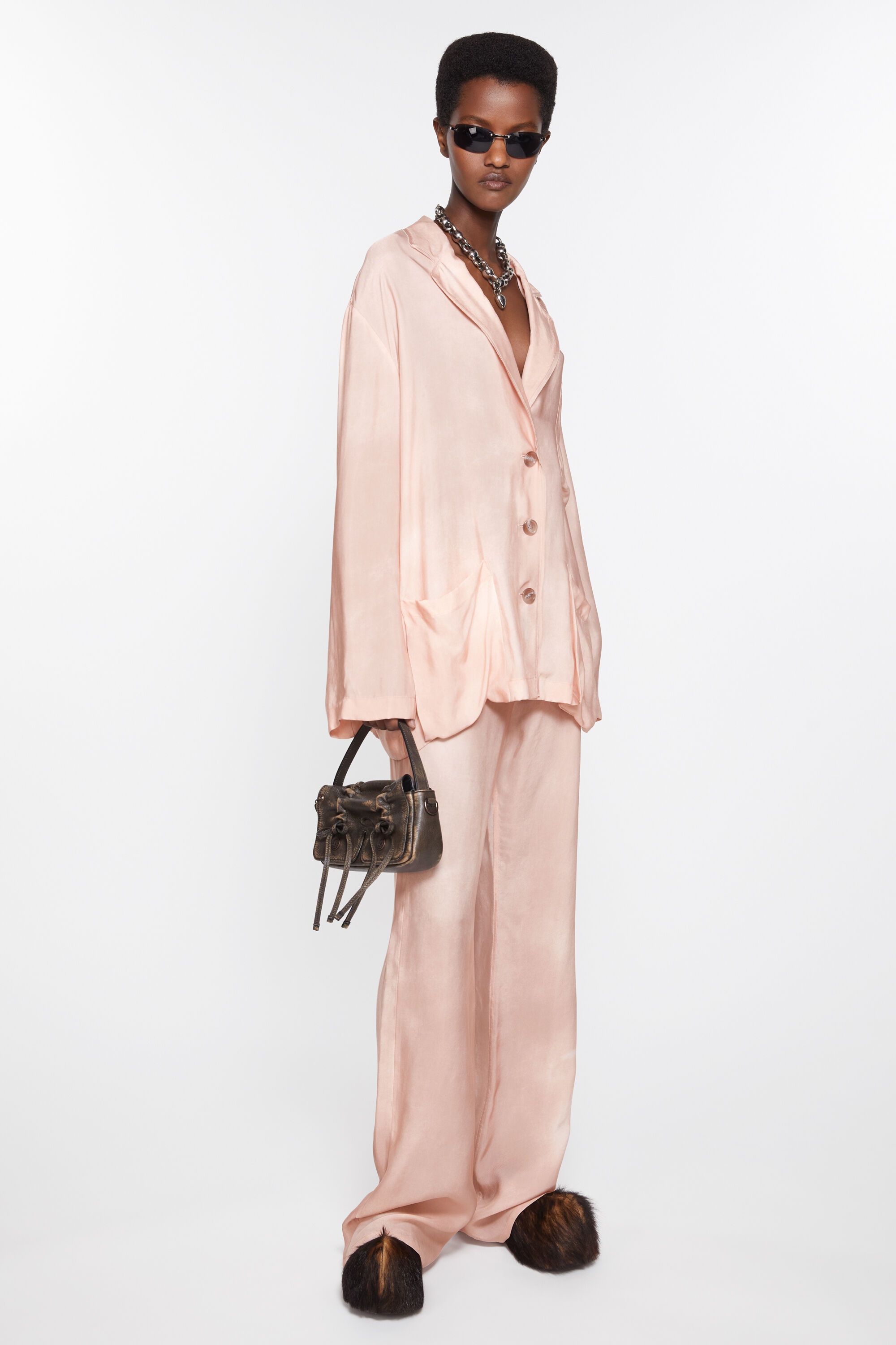 Suit jacket - Relaxed fit - Pale Pink - 5