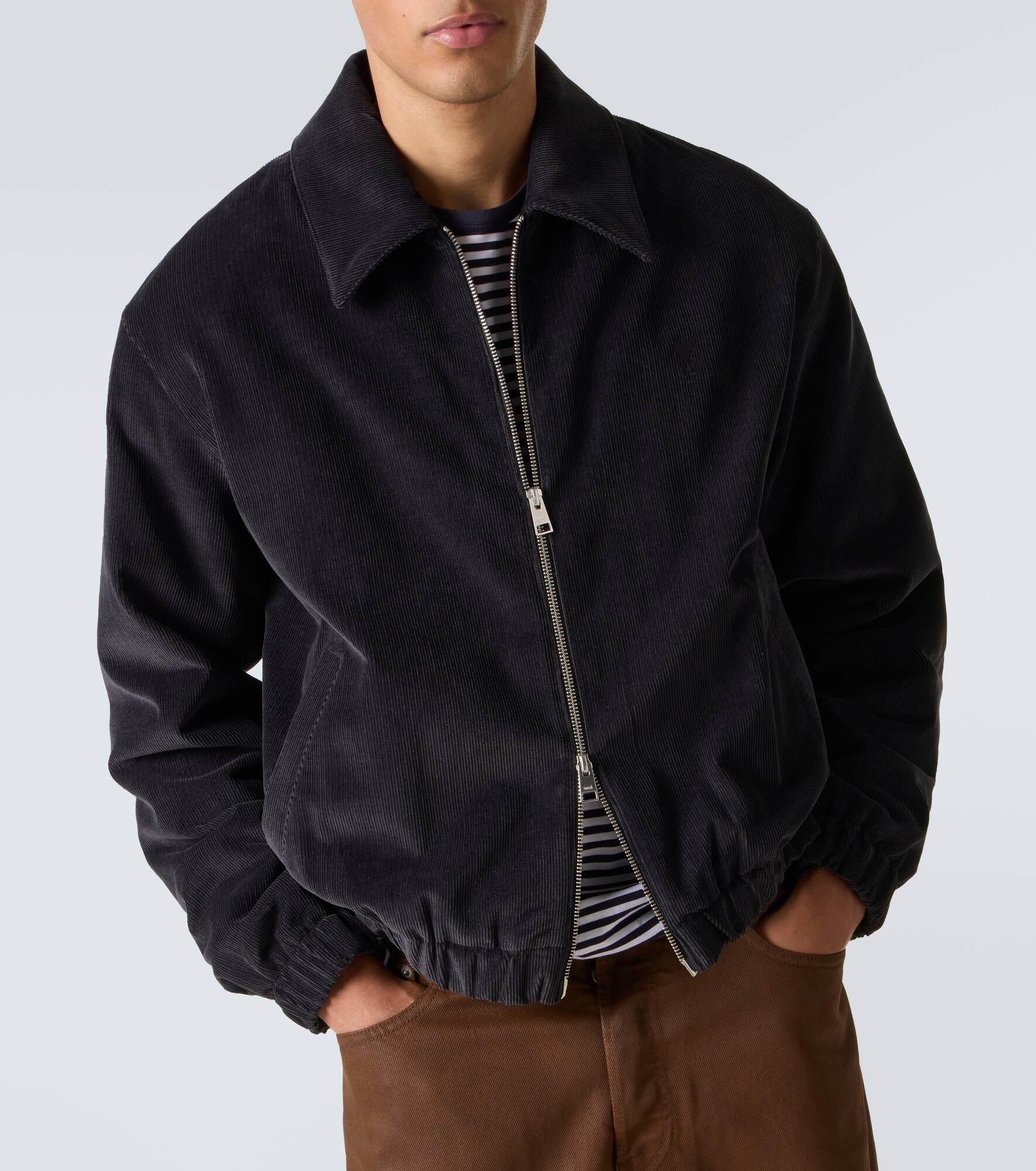 Ami de Cœur cotton corduroy blouson jacket - 5