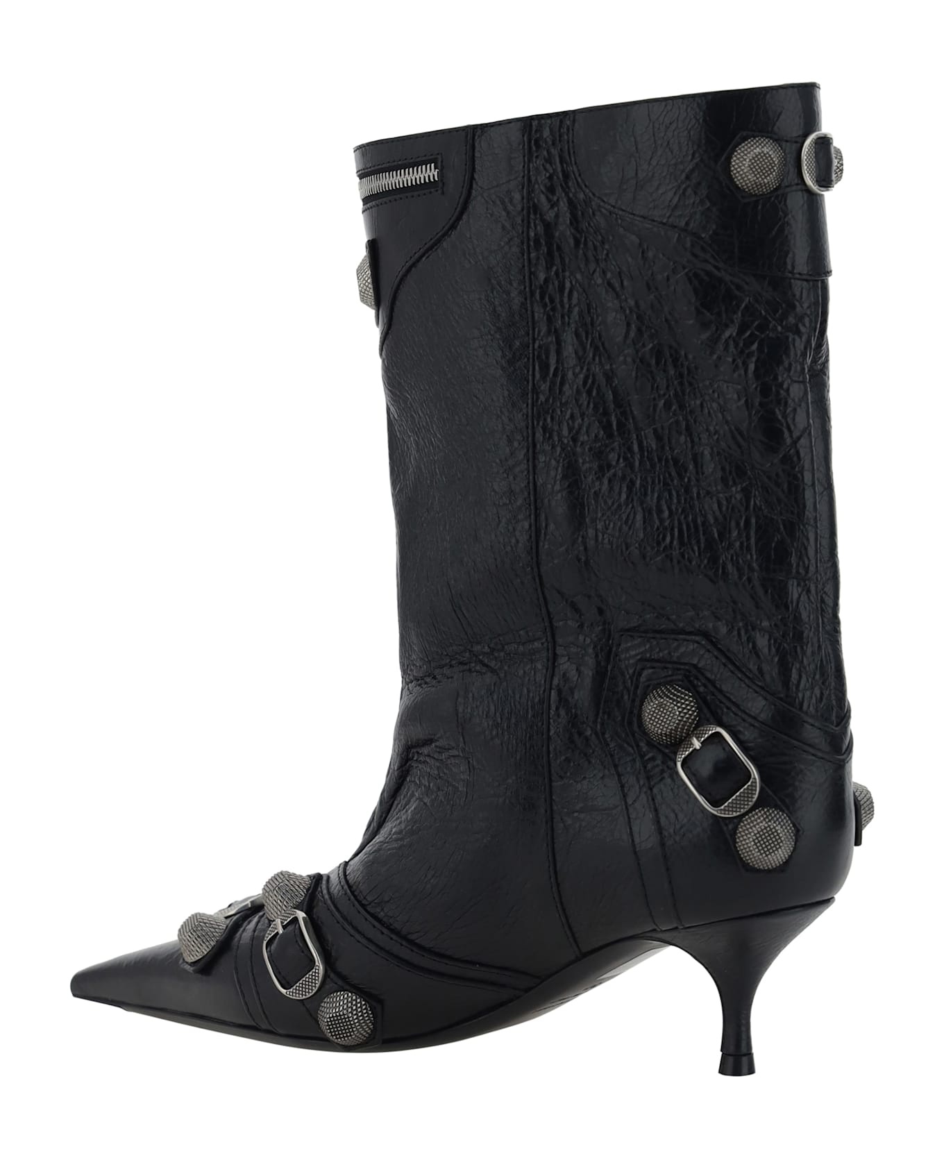 Cagole Leather Ankle Boots - 3