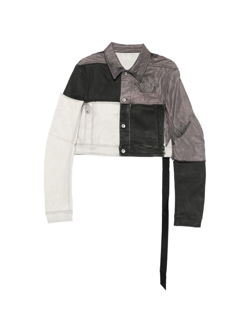 Little Joe patchwork cropped jacket 1