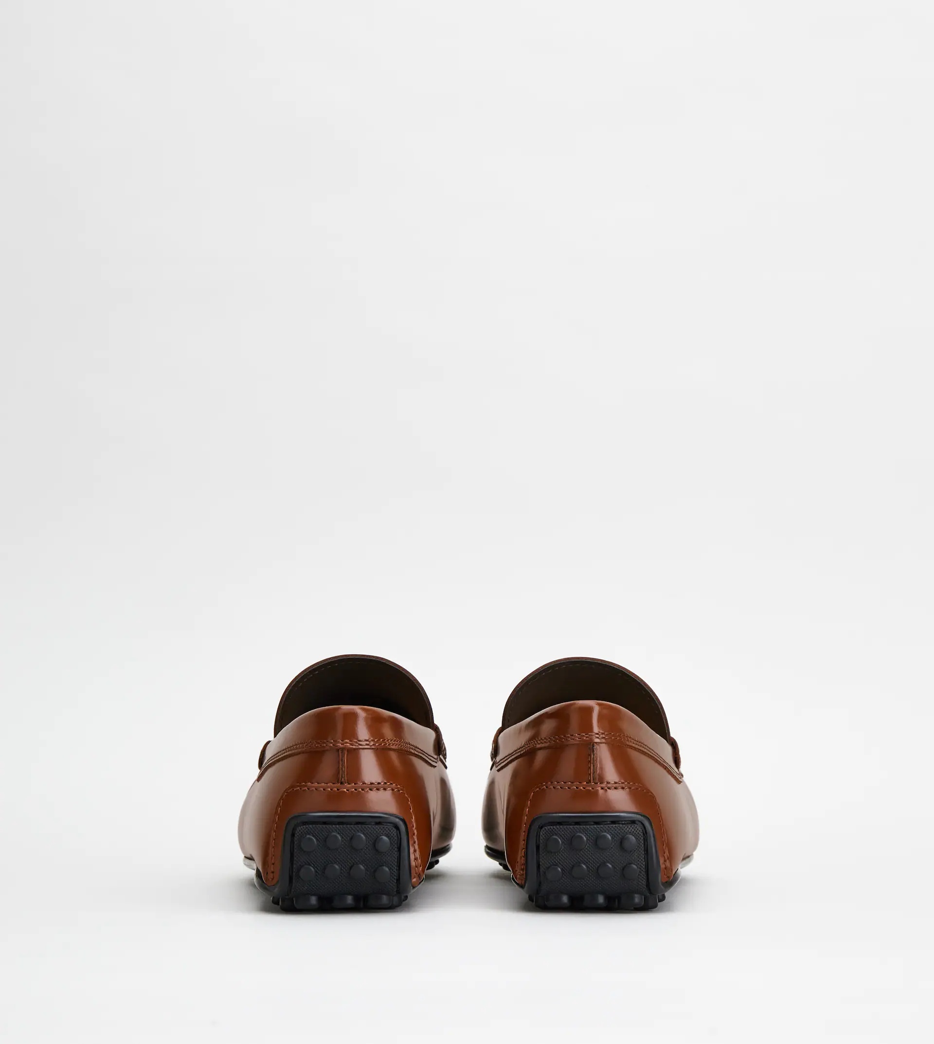 CITY GOMMINO DRIVING SHOES IN LEATHER - BROWN - 3