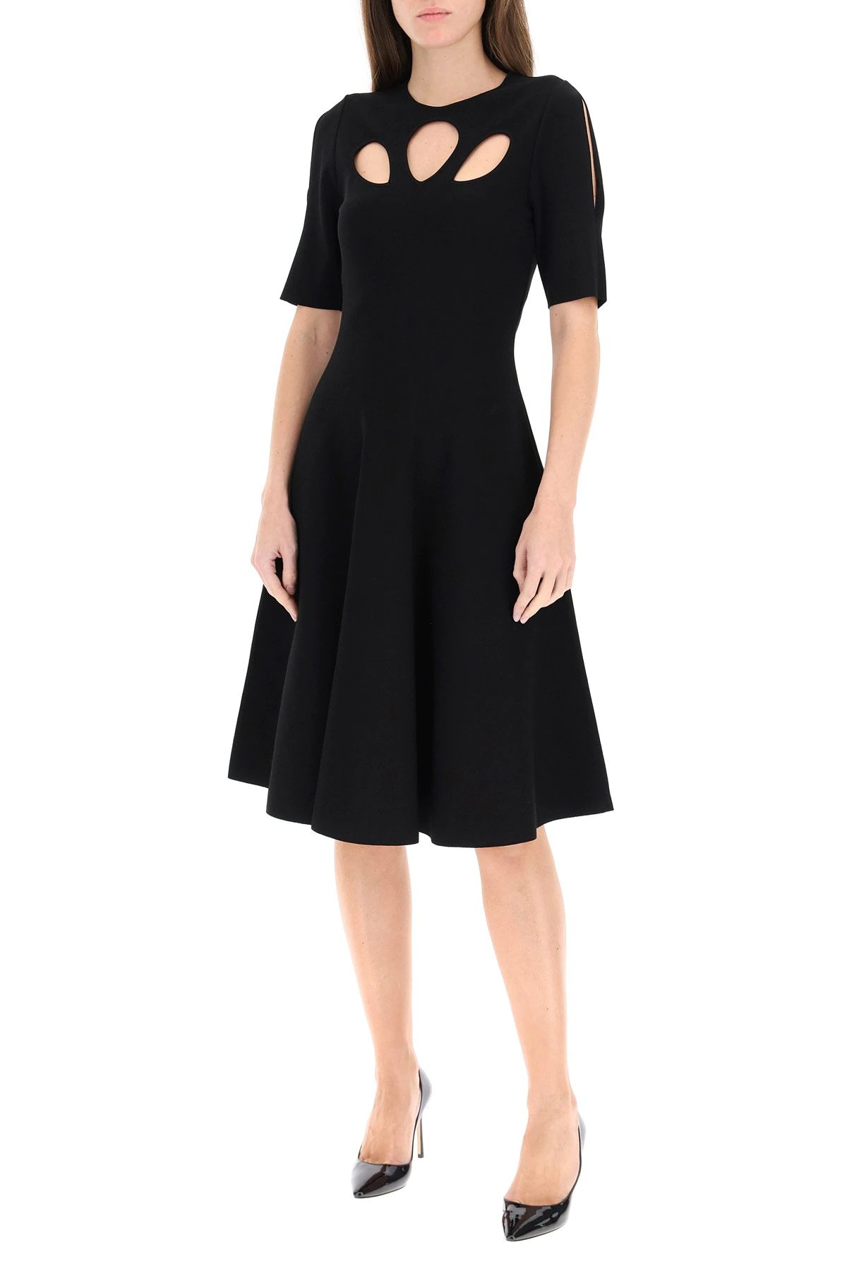 COMPACT KNIT MIDI DRESS - 2