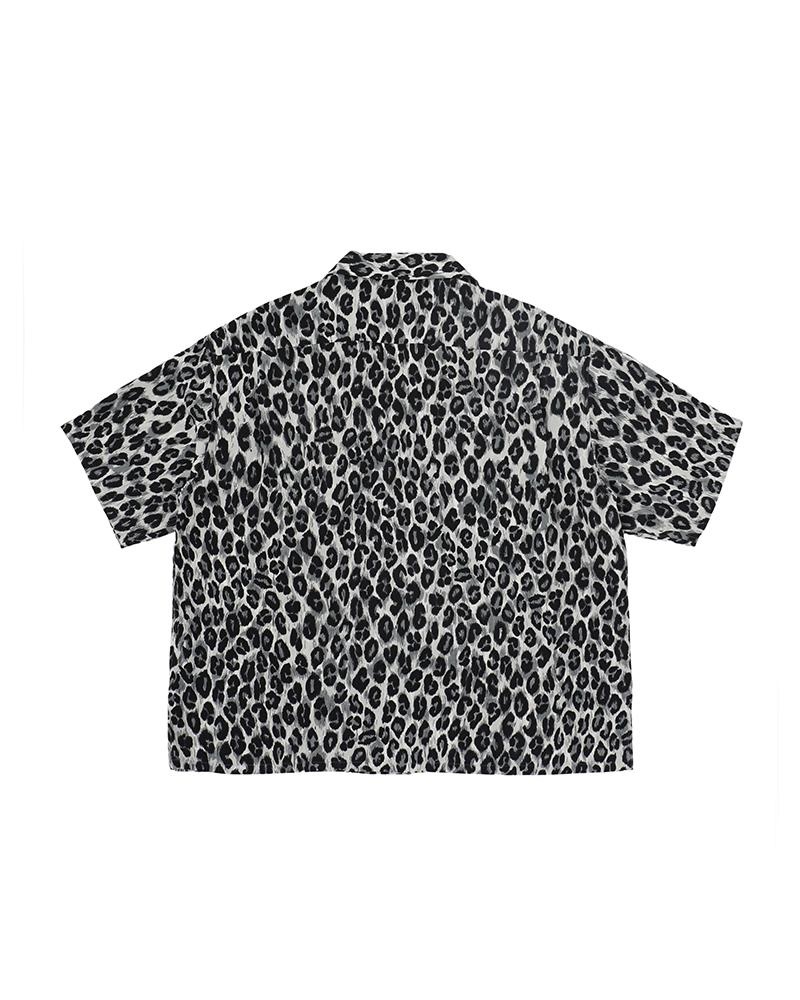CROSBY SHIRT S/S LEOPARD (CHIRIMEN) GREY - 2