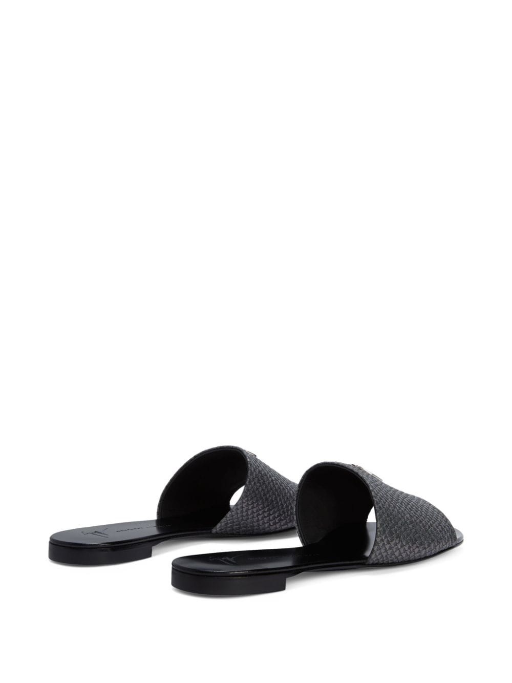 Shirley leather slides - 3