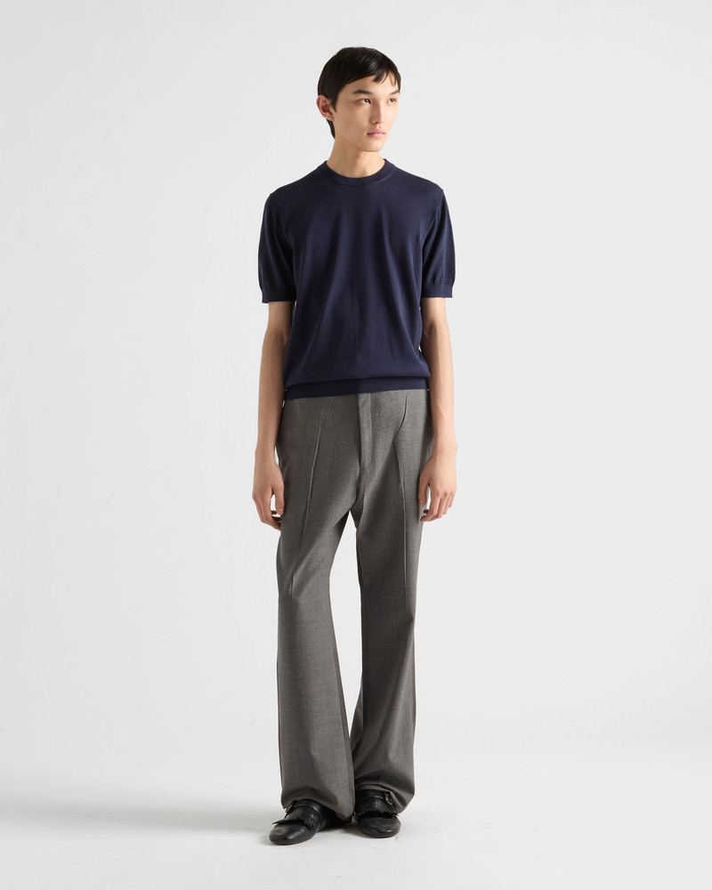 Prada Cotton crew-neck sweater outlook