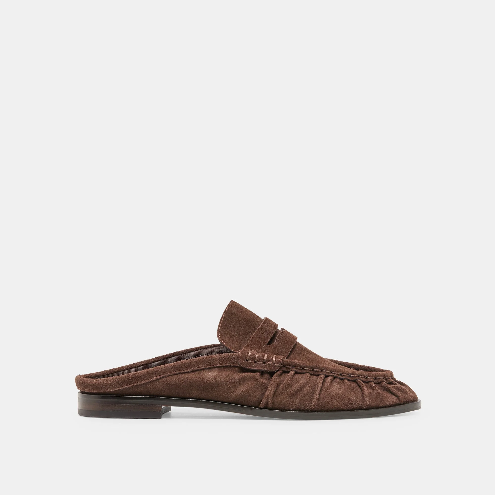 BETZY LOAFERS DK BROWN SUEDE - 1